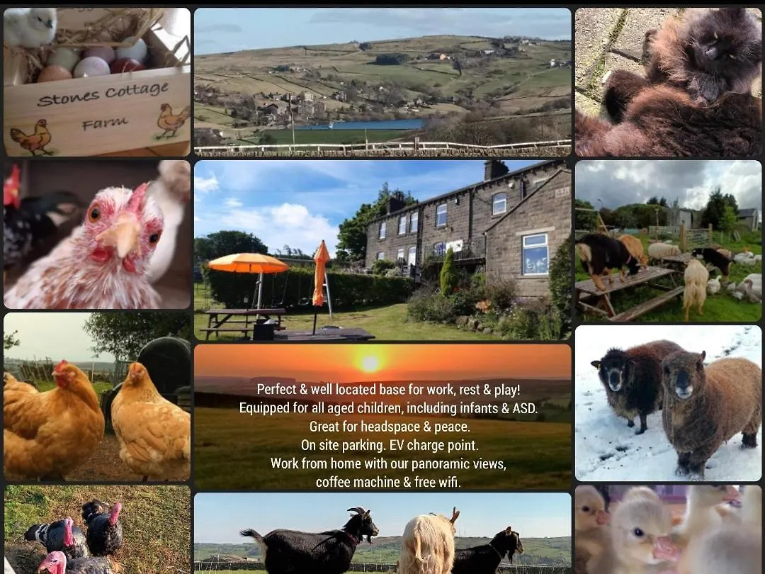 Stones Cottage Farm, Nr Haworth, Family Friendly, Work Friendly, Gaming Barn, Crafting, Free Wifi, Free Parking, Ev Point Oxenhope